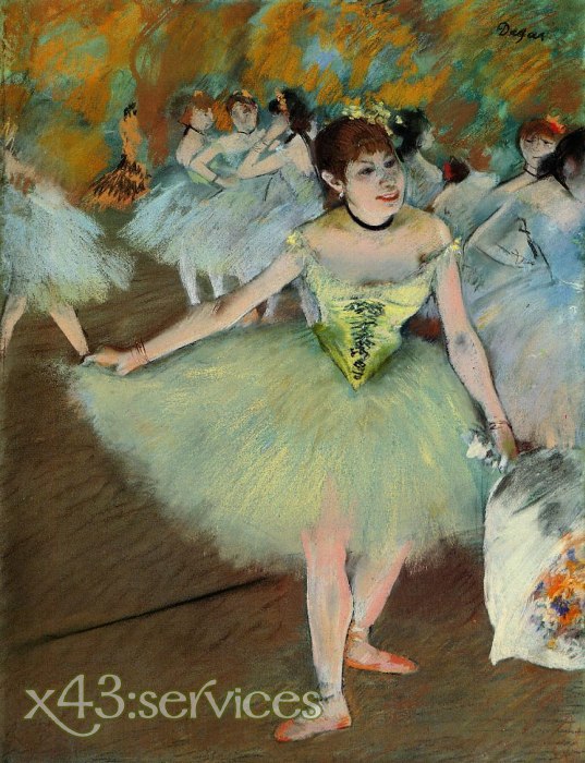 Edgar Degas - Auf der Buehne